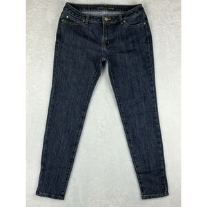 Michael Kors Jeans Womens Blue Izzy Skinny‎ Jeans Size 6P (28x28)